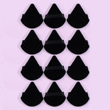 10/12 Pcs Triangle Powder Puff Wet Dry Use For Loose Powder Liquid Cosmetic Soft Plush Powder Puff Makeup Foundation
