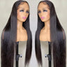 180% Density Straight Human Hair Wigs | HD 4x4 Lace Closure & 13x4/13x6 Lace Frontal Wig (Remy, 30-36 Inch Transparent Lace)