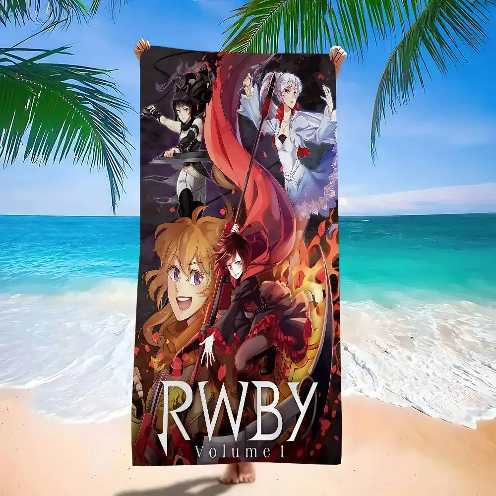 Anime B-RWBYS Microfiber Beach Towel