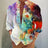 Men's shirt long-sleeved colorful fashion cardigan shirt Hawaiian 3D printed shirt XS-6XL super large size shirt soft fabric - Lootquake