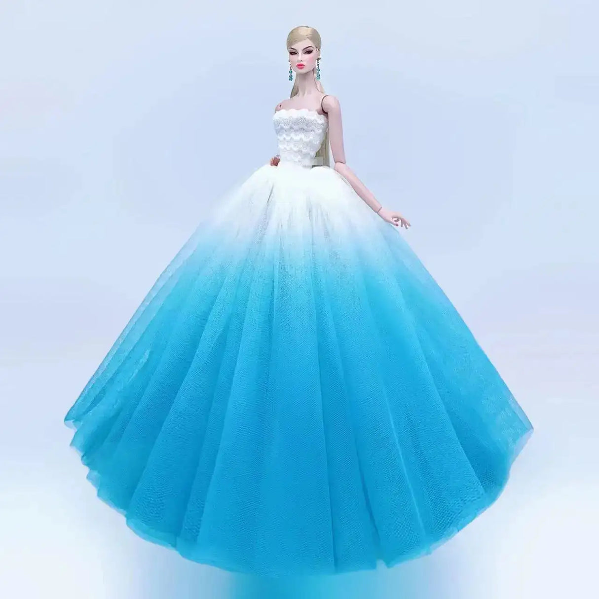 Vestido de novia elegante para muñeca Barbie, ropa de princesa para BJD 1/6, vestido largo, accesorios.