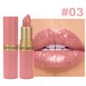 Metallic Pearl Diamond Luxury Lipstick Makeup 6-color Waterproof Long-lasting Sparkling Matte Lip Gloss Daily Beauty Accessories
