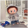Vêtements de poupée Labubu, ensemble sweat à capuche et pantalon tendance, accessoires pour poupées Labubu Idol V1 V2, peluche universelle de 15/17 cm