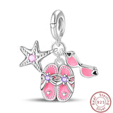 Juego de tres piezas de abalorios de 3 mm con diseño de princesa de golf y hámster, para hacer joyas finas.