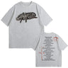 Rapper Cactus Jack Tshirt UTOPIA Album Graphics T-shirts Men's Hip Hop Pure Cotton Tees Male Casual Oversized T Shirt Streetwear - Lootquake