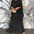 Women's Elegant Long Dress Fashion Round Neck Bat Sleeve Cake Dresses For Women Spring and summer Robe Looes Plus Size 4XL - Lootquake