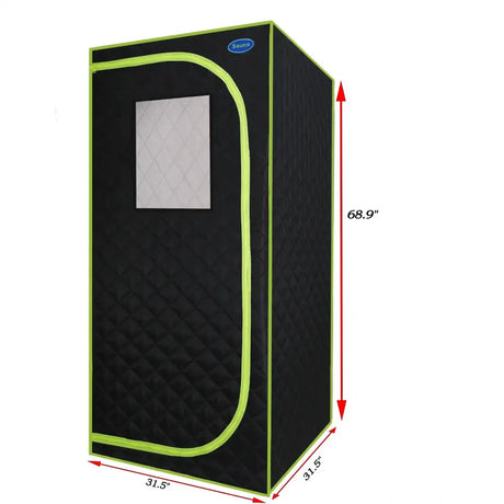 Portable Plus Type Full Size Far Infrared Sauna Tent Spa Detox Therapy Relaxation At Home Larger Stainless Steel Pipes Connector - Lootquake