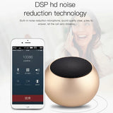 Altavoces inalámbricos Bluetooth TWS manos libres, altavoz portátil para teléfono celular, pequeño subwoofer, caja de sonido de graves, mini caja de sonido de metal