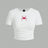 Simple Red Spider Printing Crop Tops Summer Street Fashion Women's Slim-fit T-Shirt Comfortable Soft High Elastic Female Clothes - Lootquake