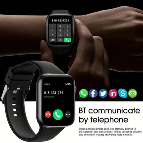 T168 Wireless Calling Smart Watch Make Answer Call Full Touch Sport Fitness SmartWatch For Women Men - Lootquake