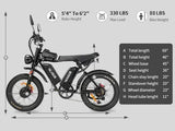 Electric bike 2000W Powerful Dual Motor 52V 40Ah Dual Battery Q20 Pro Ebike Motorcycle Mountain 20x4.0 Fat Tire Electric Bicycle