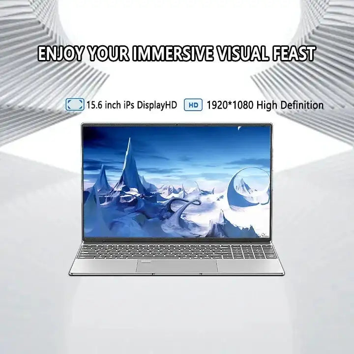 15.6"Laptop Intel Celeron N5095 notebook gamer 32GB RAM 2TB SSD Office Study PC Computer Windows 11 1920*1080 Resolution laptop - Lootquake