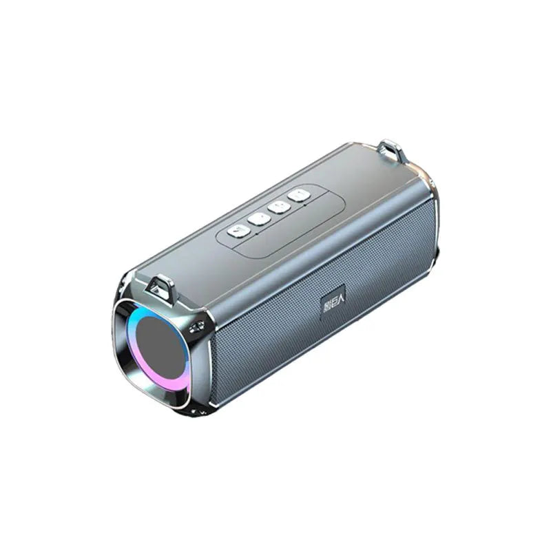 Altavoz Bluetooth portátil estéreo envolvente de 20 W con graves impactantes y luz colorida, subwoofer inalámbrico resistente al agua, boombox para karaoke en casa