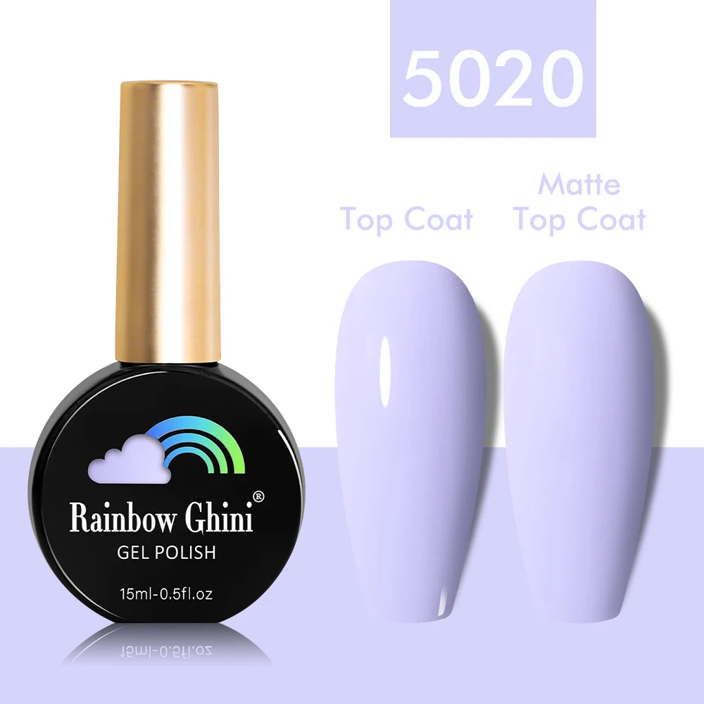Rainbow Ghini UV LED Glitter Purple Gel Nail Polish 15ml Manicure Art Accessories Nail Glue Supplies for Professionals Varnishes
