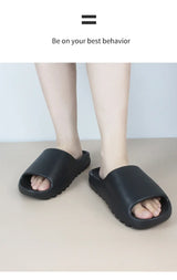 Size Super Soft Eva Sole Summer Slippers for Men Women Bottom Indoor Home Slides Sandals Beach Shoes Male Slippers Flip Flops
