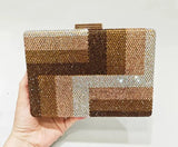 XIYUAN 2025 Women's Wallet Gem Dinner Clutch Purses Wedding Party Christmas Gift Evening Purse Bag Glass Rhinestone Evening Bags - Lootquake