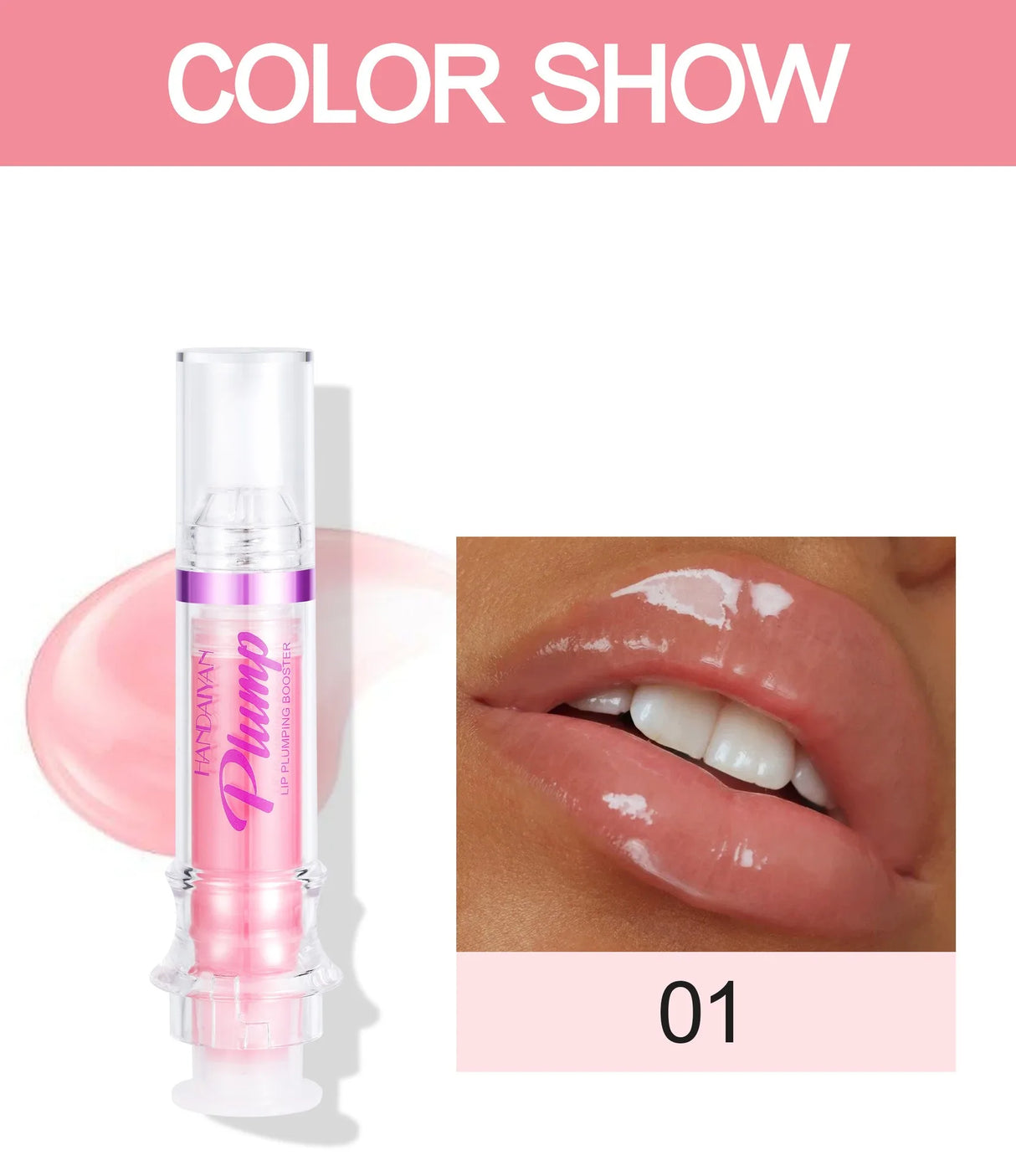 Sexy Plumper Glitter Red Nude Lipstick Liquid Waterproof Moisturize Oil Lipgloss Makeup Lip Plumping Booster Gloss Lipstick