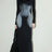 Y2K Sexy Long Sleeved Print Design Long Dress Elegant Slim Square Necked Dress Woman Street Style Wrapped Hip Skirt - Lootquake