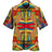 Colourful Bohemia African Graphic Shirts For Men Clothing Fashion Mens Short Sleeve Casual Y2k Lapel Blouse Summer Beach Tops - Lootquake