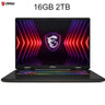 Portátil MSI Sword 17 HX 2024 de 17 pulgadas, pantalla IPS 2.5K QHD de 240 Hz, netbook i7-14700HX, 16 GB, 1 TB SSD, RTX4060, para juegos