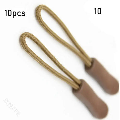10Pcs Zipper Puller End Fit Rope Tag Fixer Zip Cord Tab Replacement Clip for Broken Buckle Travel Bag Suitcase Tent Backpack - Lootquake