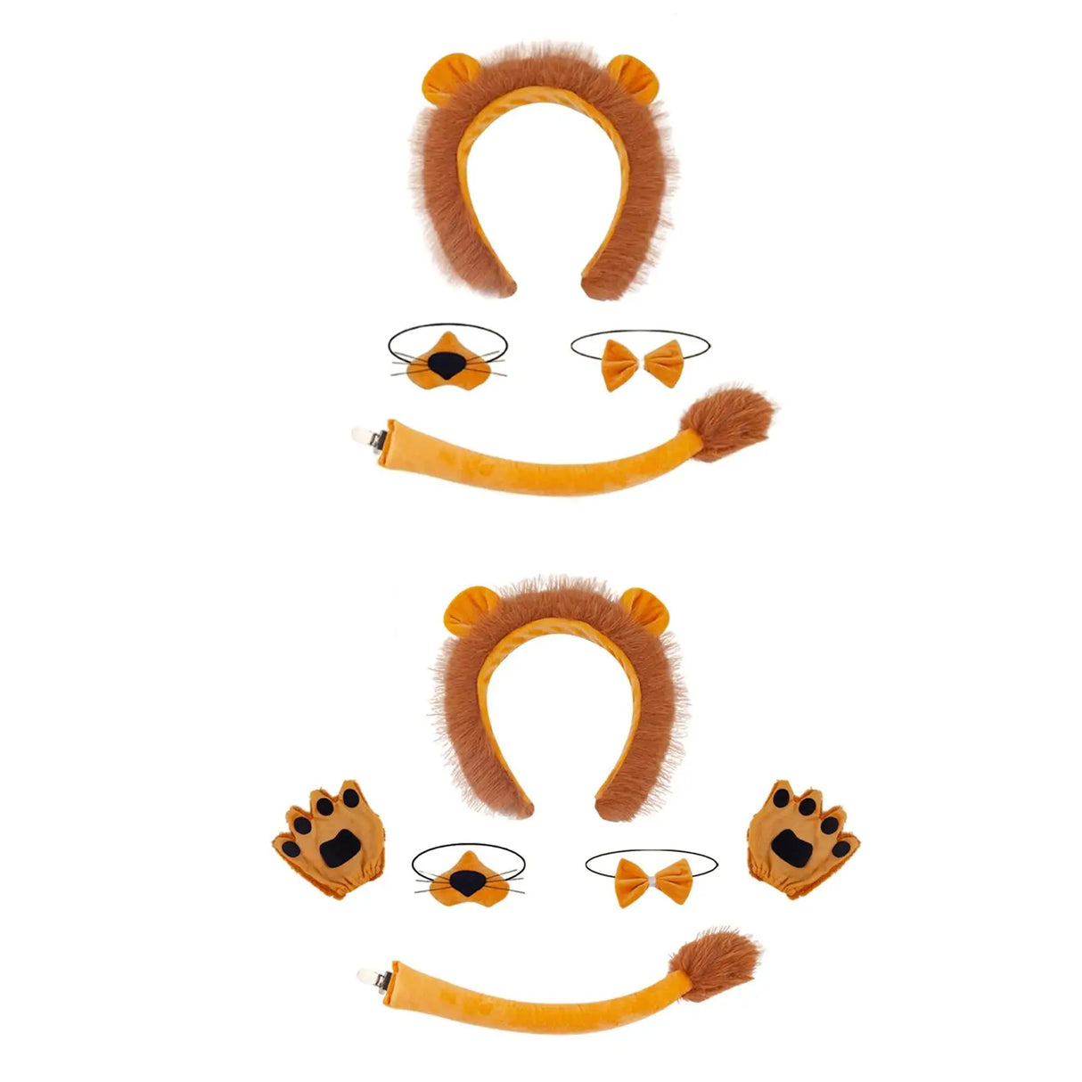 Halloween Animal Costume Set Decoration Headpieces Cosplay Party Supplies for Adults Cosplay Themed Parties Holiday Carnival