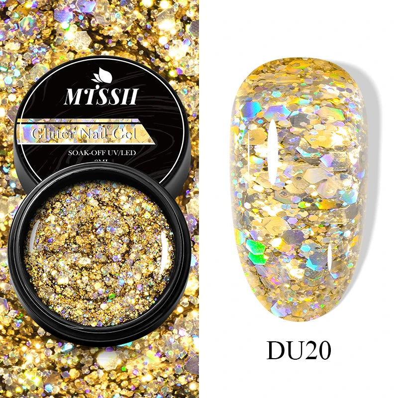 8ml Super Shine Silver Metal Painting Gel Nail Polish High-density Mirror Effect Semi Permanant Nail Art Manicure Varnish