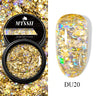 8ml Super Shine Silver Metal Painting Gel Nail Polish High-density Mirror Effect Semi Permanant Nail Art Manicure Varnish