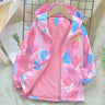 Girls Korean Polar Fleece Outdoor Jacket 4-12 Yrs Children's Autumn Winter Thickened Hooded Windbreaker Kids Girl's Fashion Coat