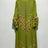 2024 Miyake Fashion Splicing Leopard Print Maxi Dress with Round Neck Hand Shake Flower Horn Sleeves Long Loose Fit Long Dress - Lootquake
