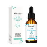 Suero facial con vitamina C, suero de vitamina CE con ácido ferúlico para mujeres, suero de vitamina E y ácido ferúlico, cuidado de la piel, suero de vitamina C para el rostro.