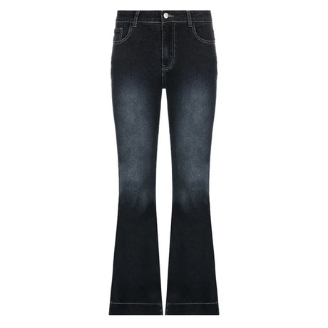New Flare Jeans Women's Low Waist Trousers Vintage Aesthetic Denim Pants Streetwear Mom Casual Korean Fashion Y2k  Jeans - Lootquake