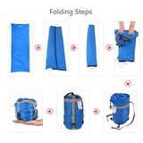 Saco de dormir portátil para exteriores Lixada de 190 x 75 cm, para acampar, viajar, senderismo, multifunción, ultraligero, 680 g, para mochileros.