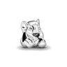 Nuevo dije de rana perezosa de plata 925 con forma de animal, pato, cerdo, oso, compatible con pulsera original, decoración, colgante para mujer, regalo de joyería