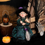 Halloween Witch Decoration Elf Boy Girl Doll Christmas Pendant Ornaments Home Decor Elf Hanging Decoration New Year Gifts