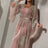 Elegant Women Glitter Flared Long Sleeve Long Dress Vintage French Evening Dress Sexy Ladies Mesh Patchwork Split Party Dresses - Lootquake