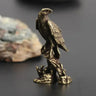 Statue Ornament Solid Brass Miniature Figurines Handmade Craft Living Room Office Home Decor Accessory Buddha Statue Pendant