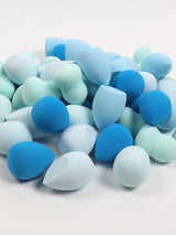 30 Beauty Eggs (Esponjas de Maquillaje) Esponja de Belleza Mixta para Base de Maquillaje, Líquida, en Crema y en Polvo Sin Impurezas, Multicolor C