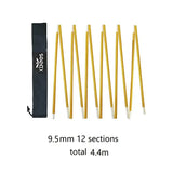 Camping Alloy Tent Poles DIY Tent Rod Skeleton 8.5mm 9.5mm 11mm - Lootquake