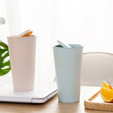 16.5x8cm Small Waste Bin Mini Desktop Trash Can for Desk Car Kitchen Dropship
