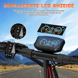 Trottinette électrique RCB D5, homologuée pour la route (ABE), moteur 500 W, pneus increvables 10 pouces, contrôle par application, double amortisseur