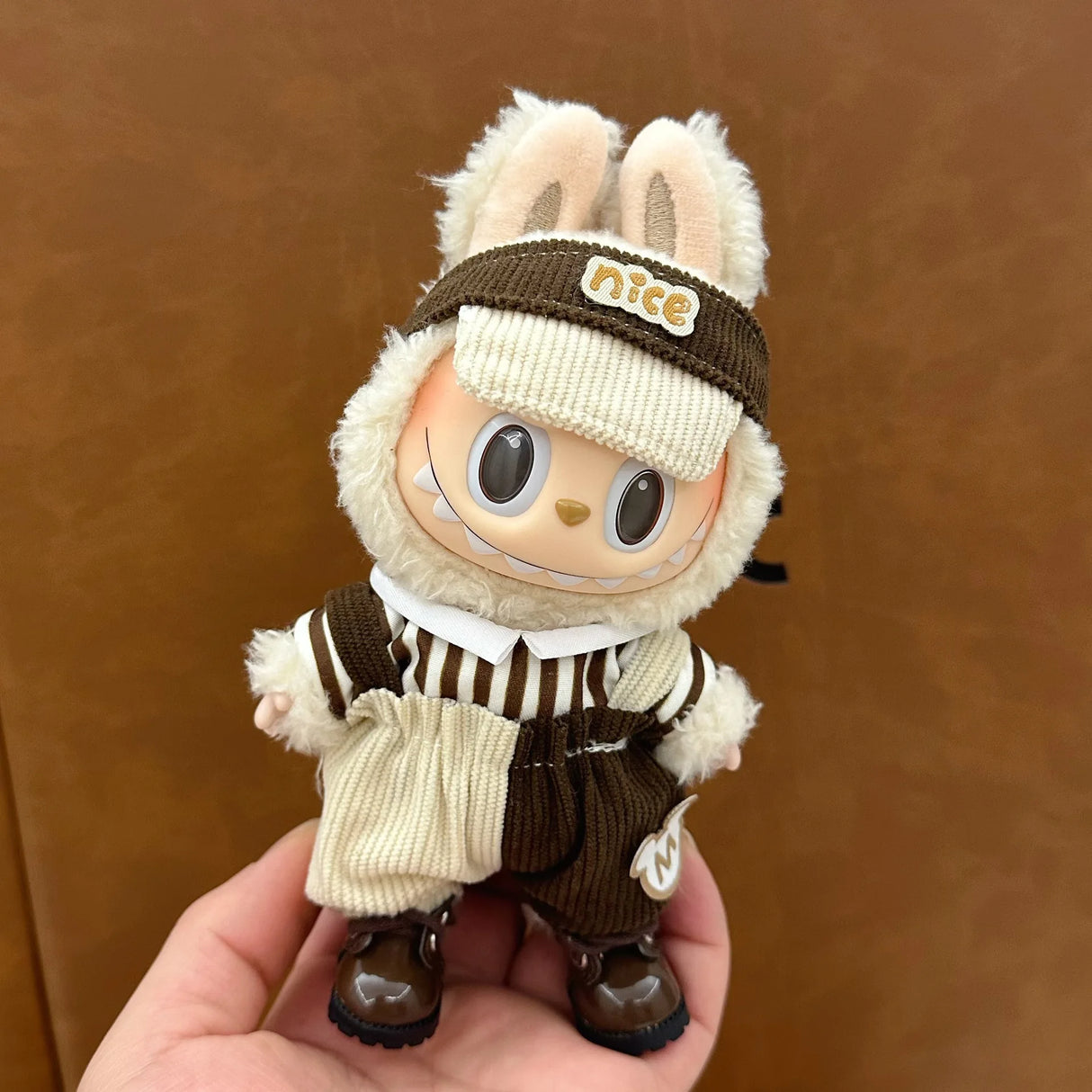 Ropa de bebé Labubu de 17 cm, conjunto de falda y caja ciega para muñecas Labubu, bonito juguete para vestir, regalo para festivales, regalo de cumpleaños, bonito regalo para fiestas.