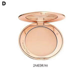 Natural Powder Setting Oil Control Puffs Waterproof Skin Brightening Foundation Compact for Soft Flawless Finish Honey Powder