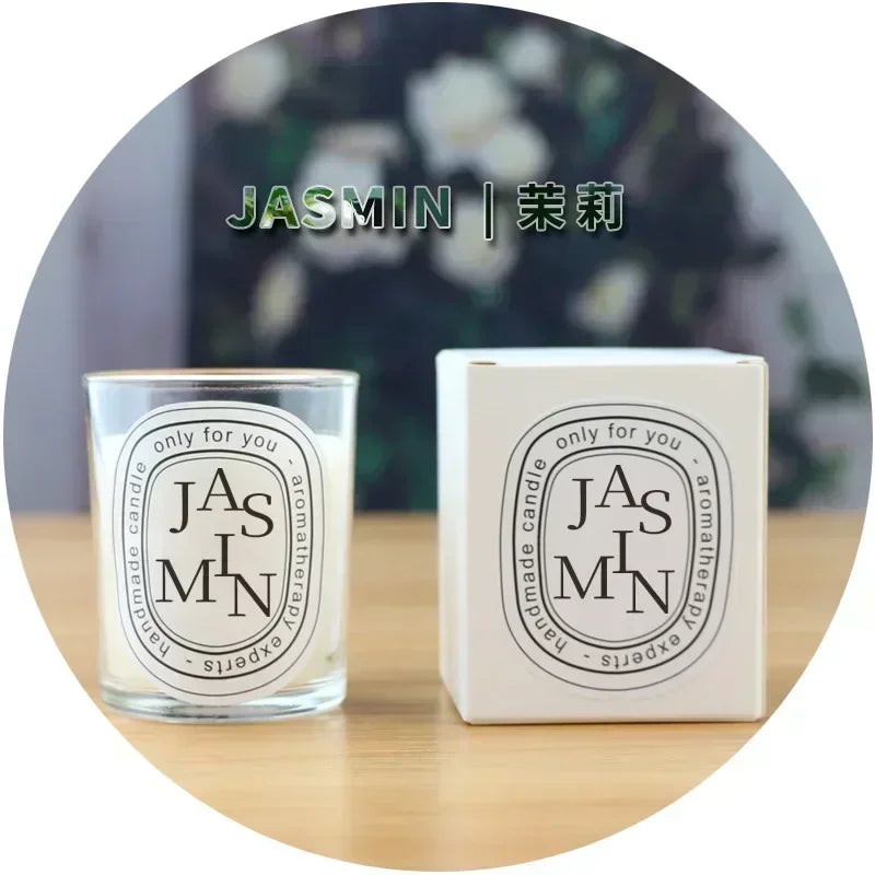Romantic Fragrance Candles, Premium Fragrance, High Beauty, Transparent Micro Fire Candles Holiday Guests Gifts Scented Candles