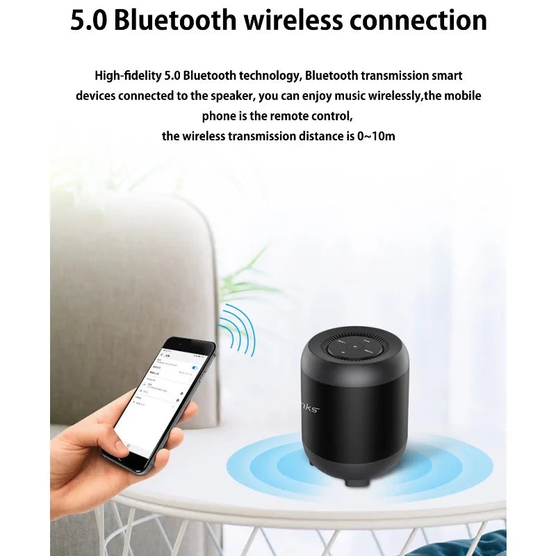 Altavoz Bluetooth inalámbrico con IA, control de voz artificial inteligente, tarjeta de inserción, audio pequeño, teléfono móvil, computadora de escritorio