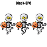 Halloween Balloon Decor Set with Pumpkin Skull Foil Balloons for Spooky Themed Party and Fun Cartoon Shaped Balloons