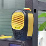 Altavoz Bluetooth portátil, inalámbrico, con clip magnético, resistente al agua, con correa para escuchar música y hacer llamadas con manos libres.