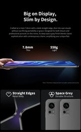Écran extra large, tablette TECLAST T60, 12'' 2K FHD 2000x1200, Android 13, (8GB + 8GB) 16GB RAM, ROM 256GB, 8000mAh, charge rapide UNISOC T616 8 cœurs 4G VoLTE Wifi 13MP + 5MP