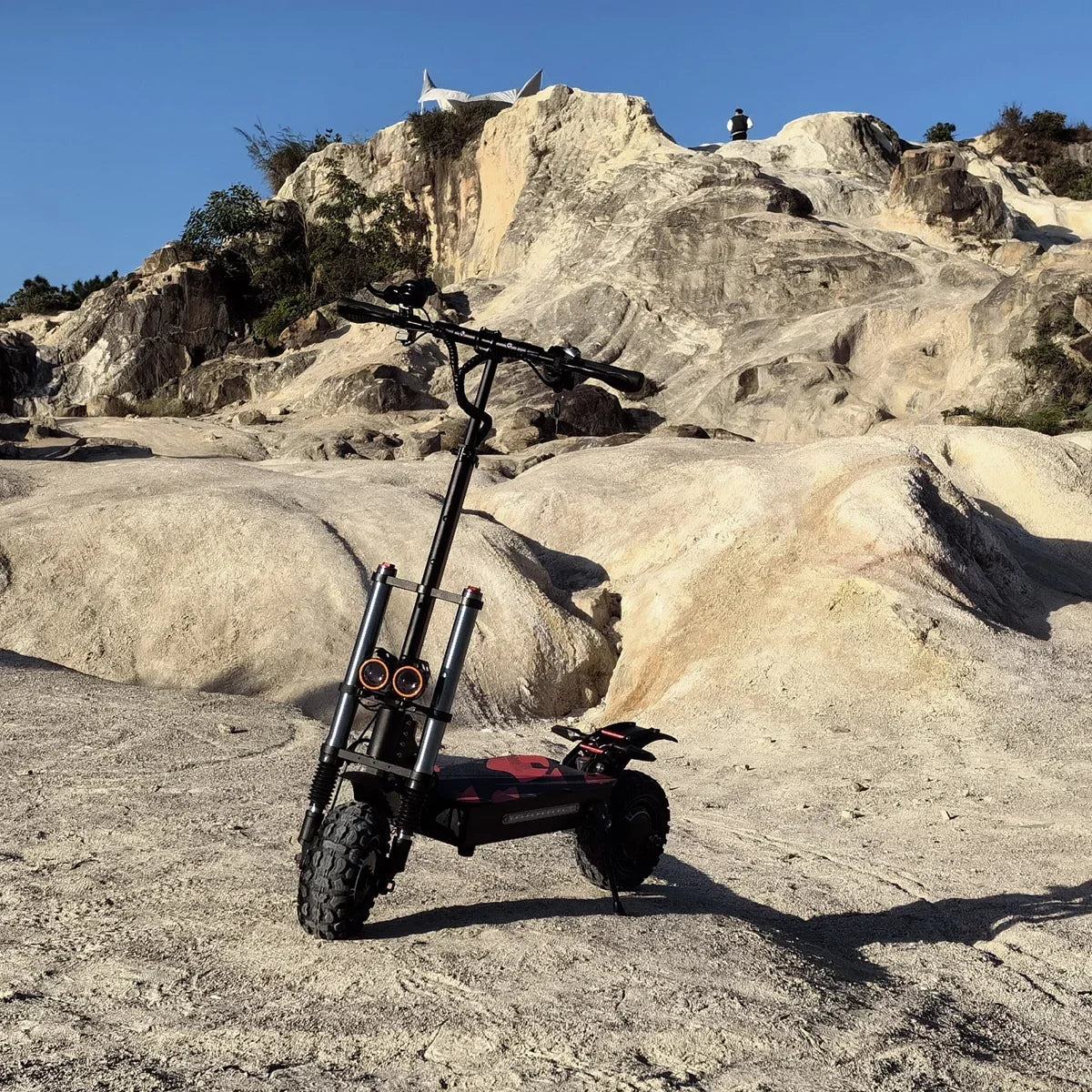Trottinette électrique Boyueda S3-11 6000W double moteur 60 V 38Ah grande batterie 120KM autonomie scooter électrique pliable adulte