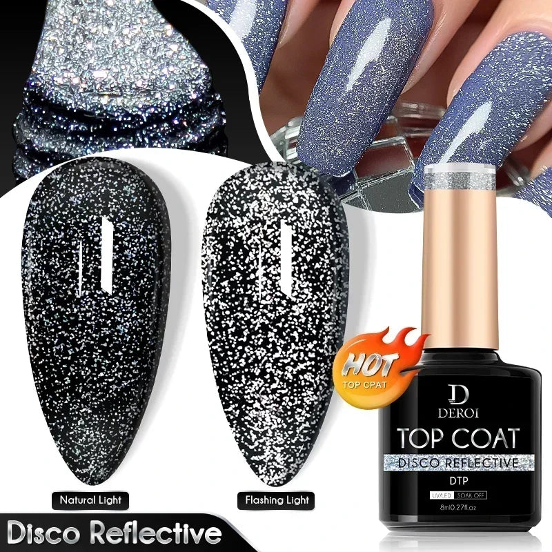 CNails No Wipe Gel Top Coat Clear Gel Base Coat Varnish Soak Off Flash Top Coat UV/LED Nail Art Accessories Matte Nail Polish